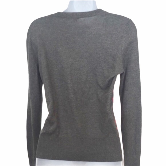 Geometric Viscose Cashmere-Blend Sweater - Picture 2 of 3